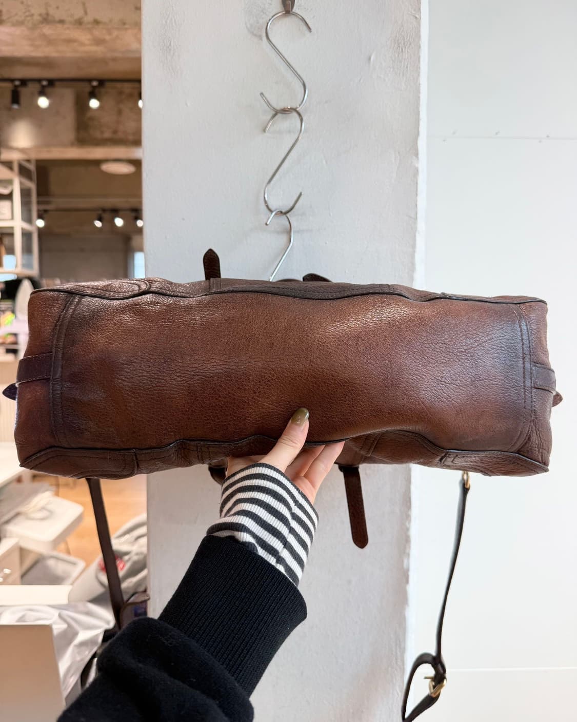 프라다 브라운 체르보 안티크 레더백  상품이미지7