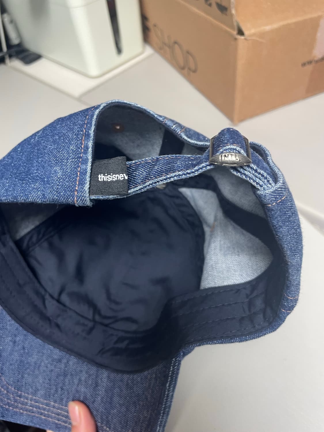 thisisneverthat 데님 볼캡 상품이미지3