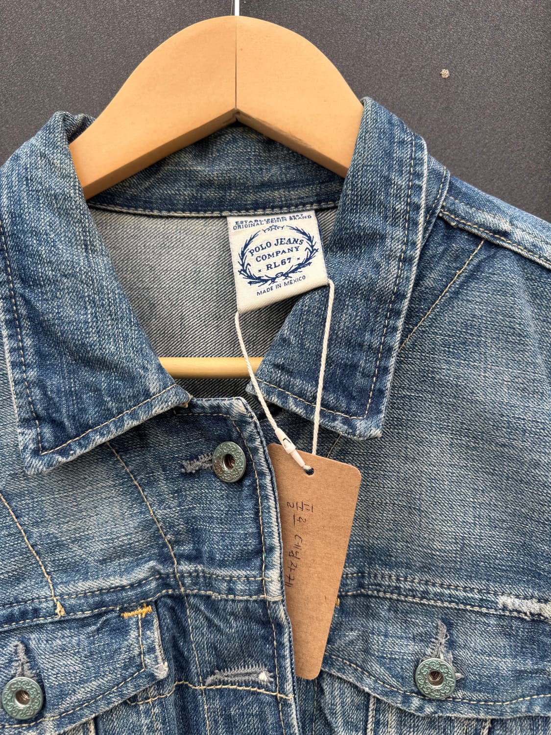 폴로 오리지날 데님자켓(M) 상품이미지3
