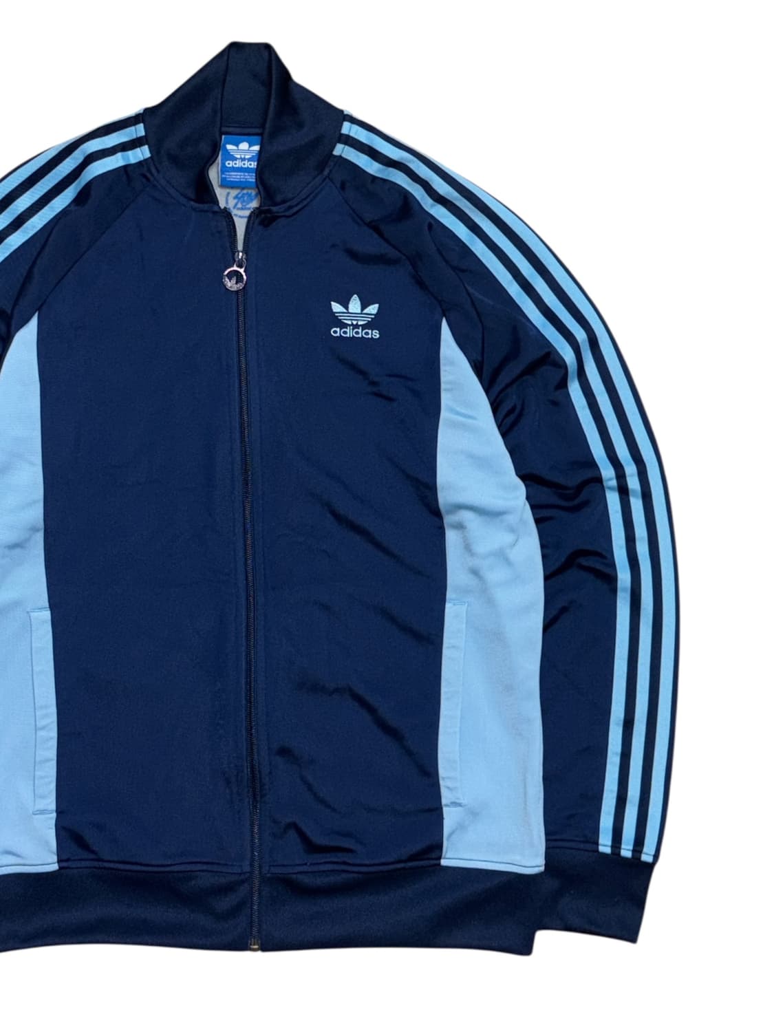 아디다스 희귀 져지 스카이블루 네이비 상품이미지4