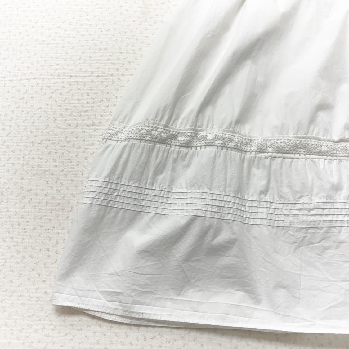 JPN/ 모리걸롱스커트 모리룩치마 모리걸치마 화이트롱스커트 상품이미지4