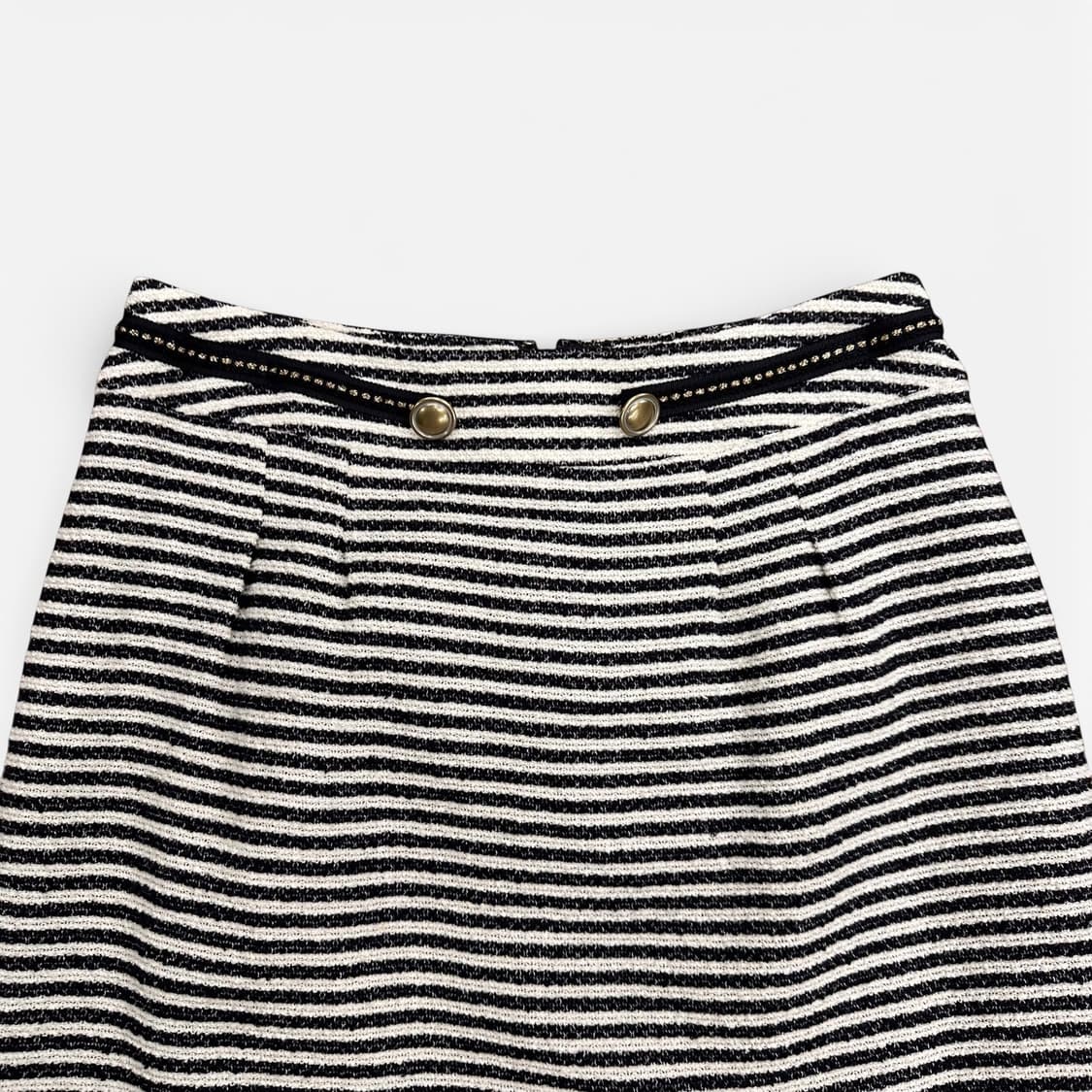 black stripe tweed skirt 상품이미지3