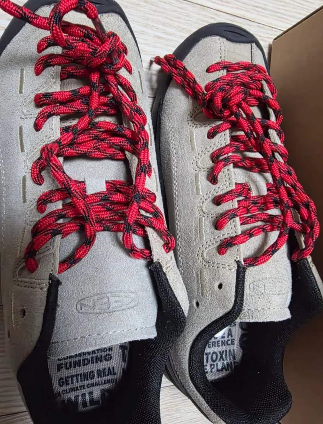 킨 재스퍼 스웨이드 스니커즈 베이지 상품이미지2