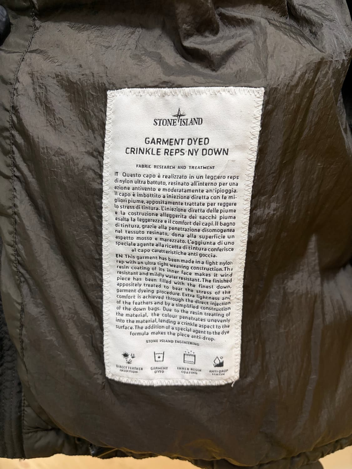 번개케어완료)스톤아일랜드 패딩 95 상품이미지5