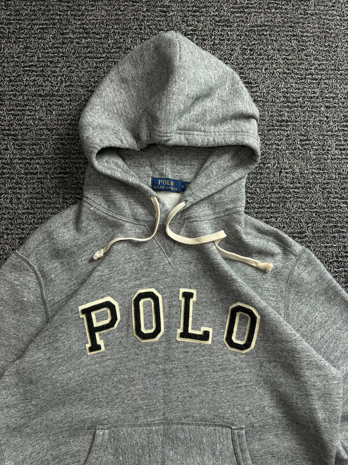 폴로 랄프로렌 빅로고 스팰아웃 후디 그레이 3514 상품이미지1