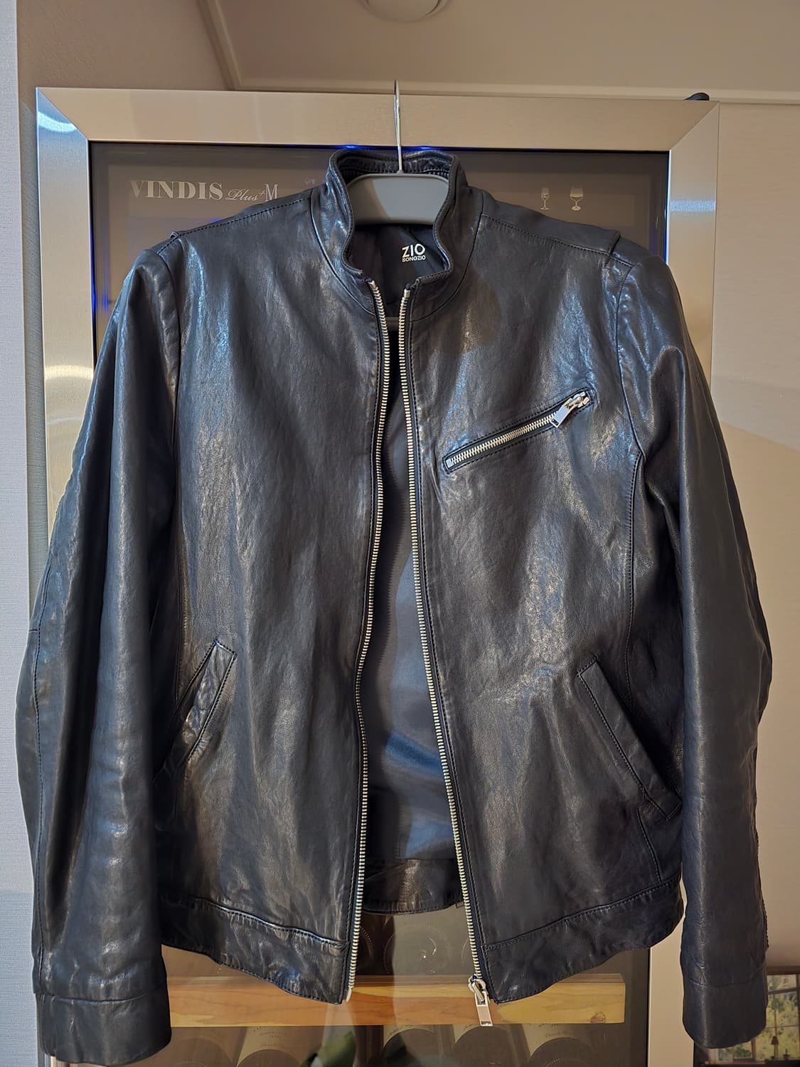 지오 송지오 양가죽 자켓 100사이즈입니다. 상품이미지1