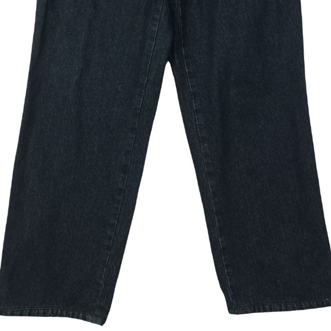 [인사일런스] 루즈핏 흑청 블랙 데님 팬츠 청바지 M18332 상품이미지5