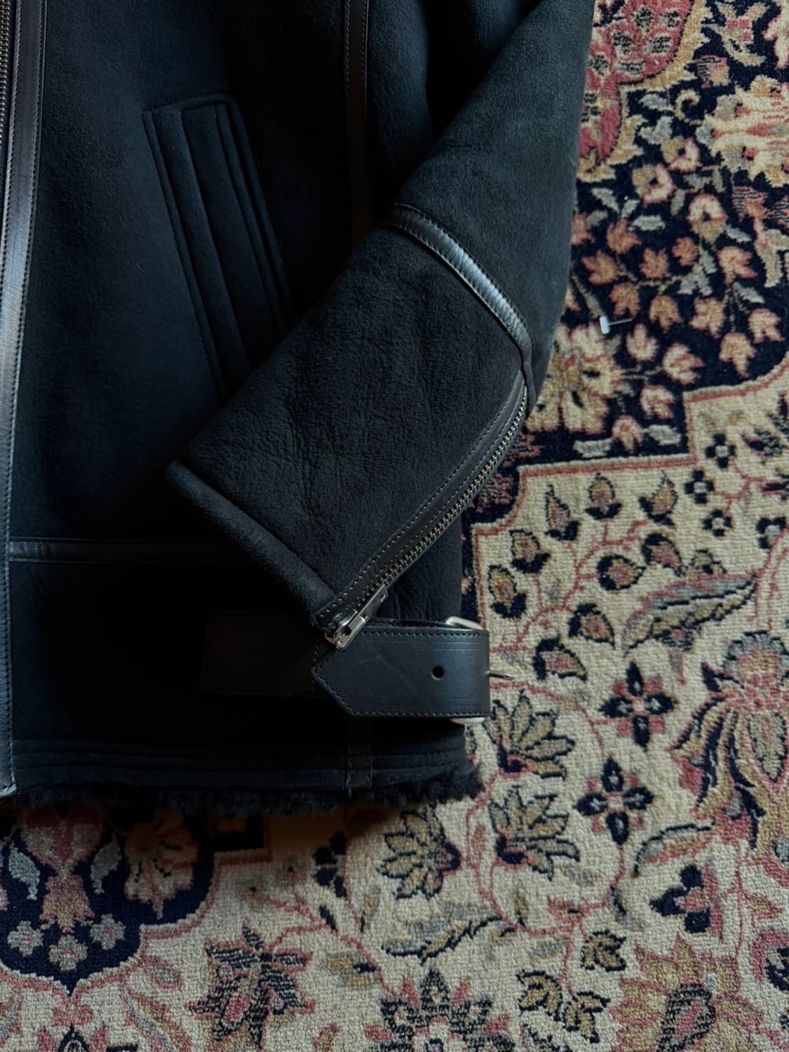 IRO 이로 B-3 시어링 레더 자켓 100 무스탕 상품이미지7