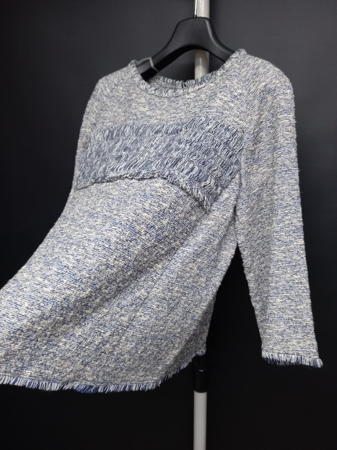 SJSJ 춘하추 얇은 트위드 7부 블라우스 66 상품이미지5