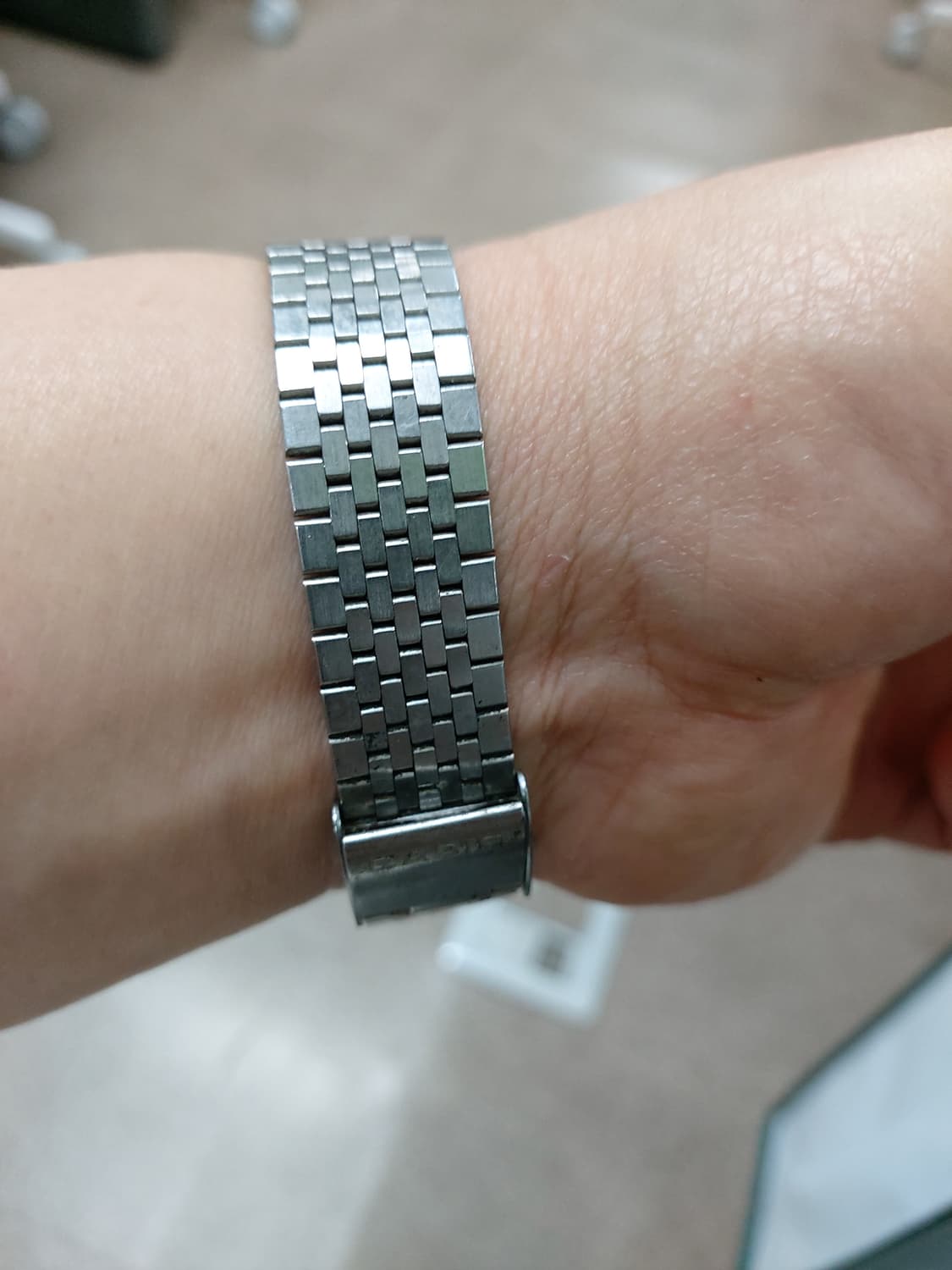 카시오 쿼츠 빈티지 남성 메탈 시계 상품이미지5