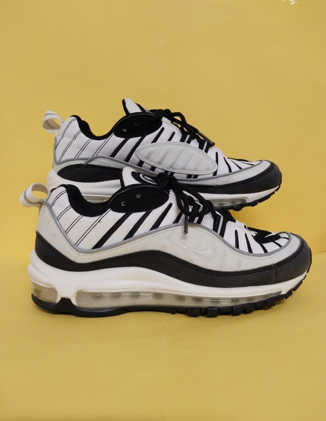 여성 나이키 에어맥스 98 얼룩말 오레오 운동화 (245) 상품이미지3