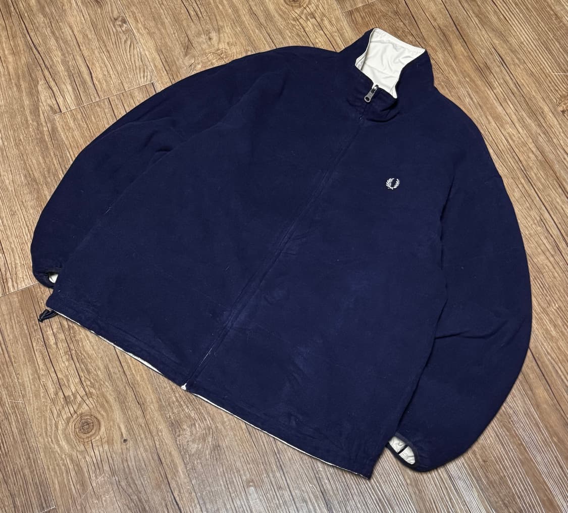 프레드페리 네이비 아이보리 리버시블 자켓 상품이미지1