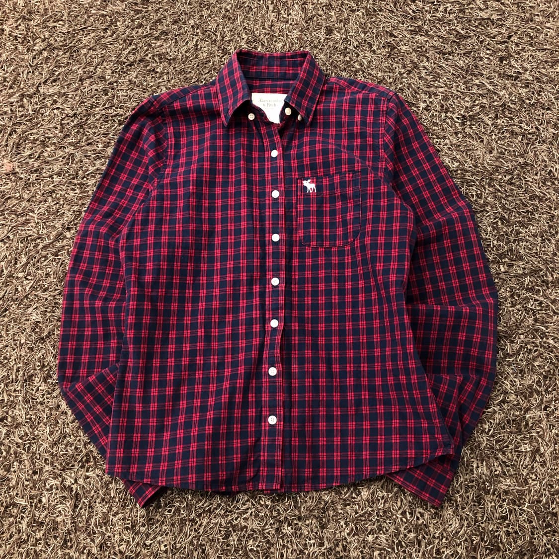 S 아베크롬비 체크 셔츠 상품이미지1