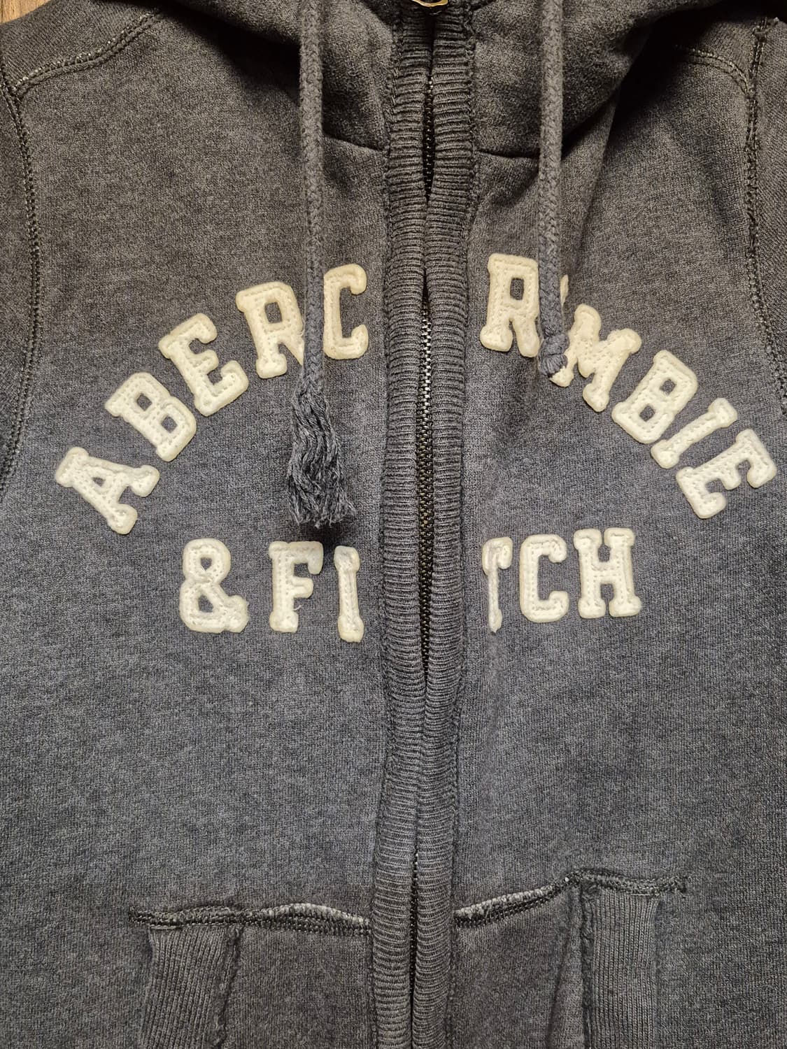 ABERCROMBIE GRAY HOODIE ZIPUP  상품이미지4