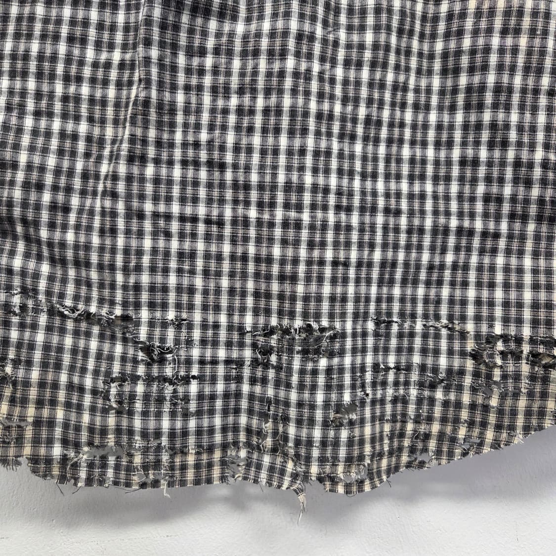 빈티지 페이딩 체크셔츠 상품이미지3