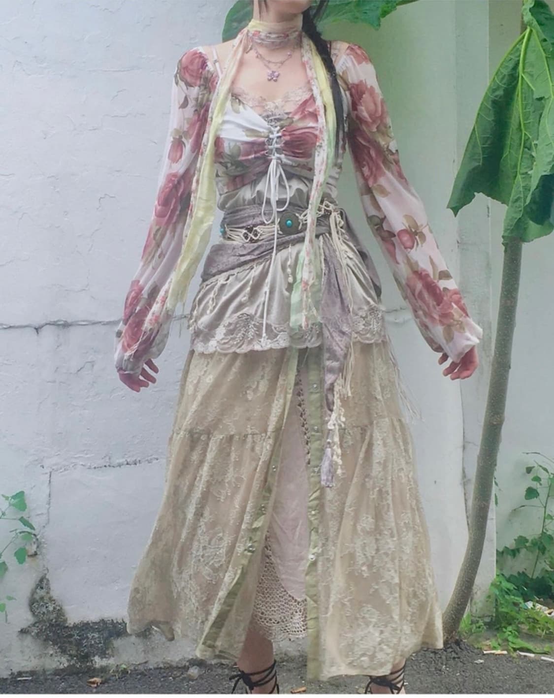 크루빈티지 스커트 세트 페어리 상품이미지2