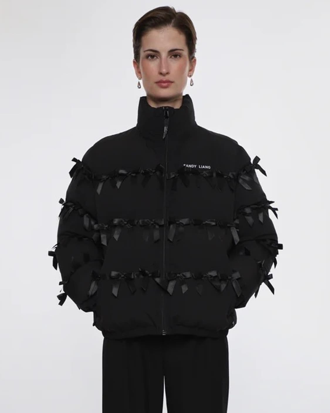 [XS,M]샌디리앙 26ss PRESENT 푸퍼 패딩/블랙 상품이미지1