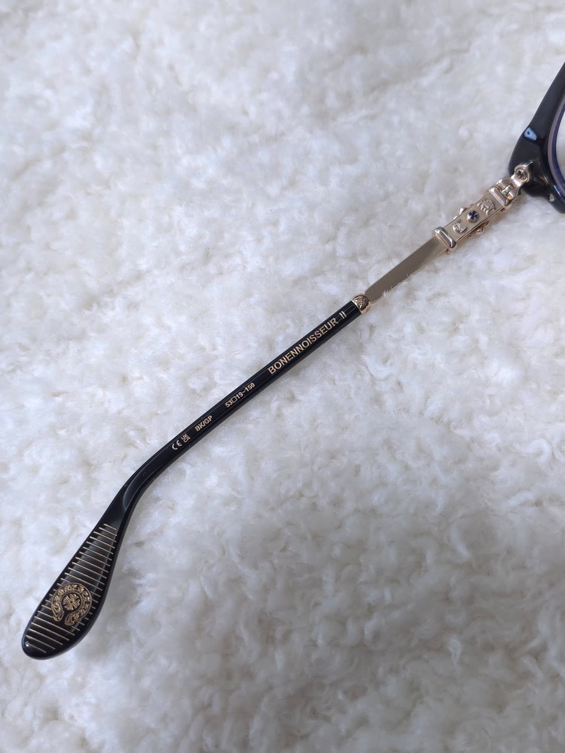 [OS] 크롬하츠 보넨노이슈어2 안경 블랙 골드 상품이미지7