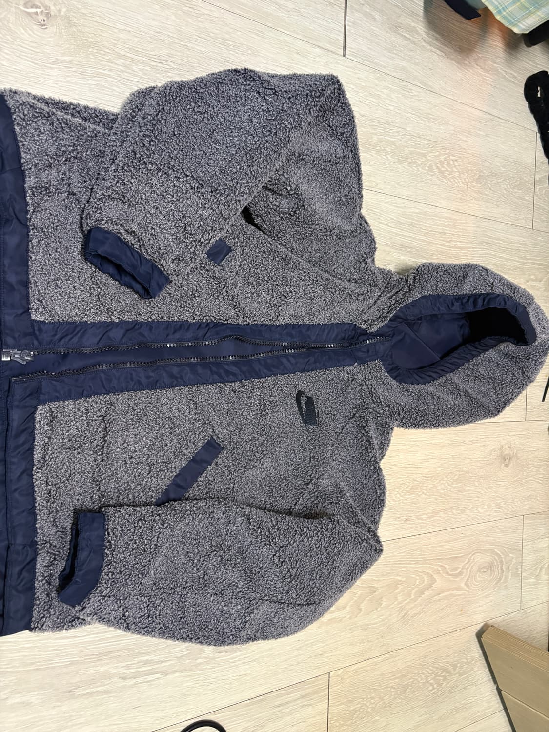 나이키 크롭 리버시블 후드 세르파 M 상품이미지1