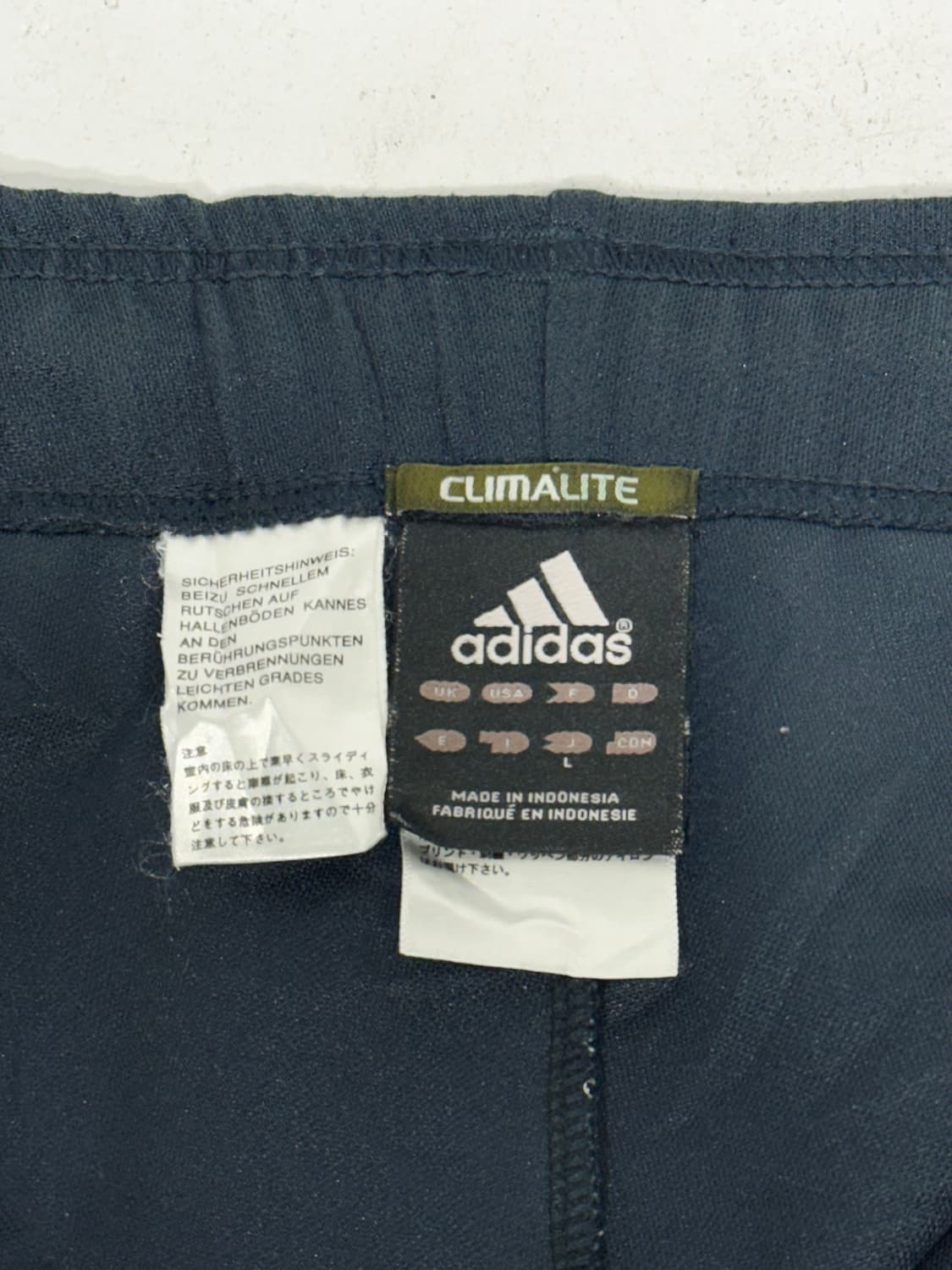 아디다스 네이비 블루 삼선 와이드 팬츠 L 상품이미지7