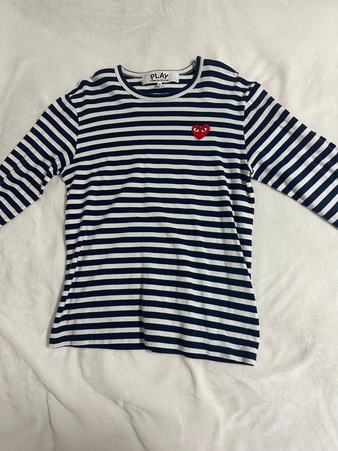 꼼데가르송 플레이 스트라이프 롱슬리브 상품이미지1