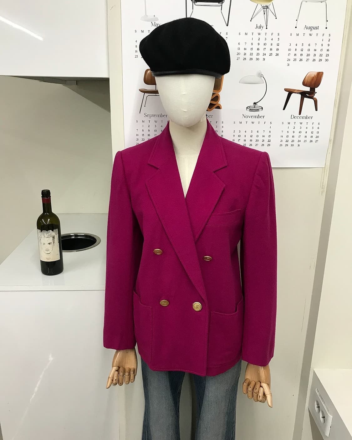 입생로랑 금장 더블 자켓 상품이미지6