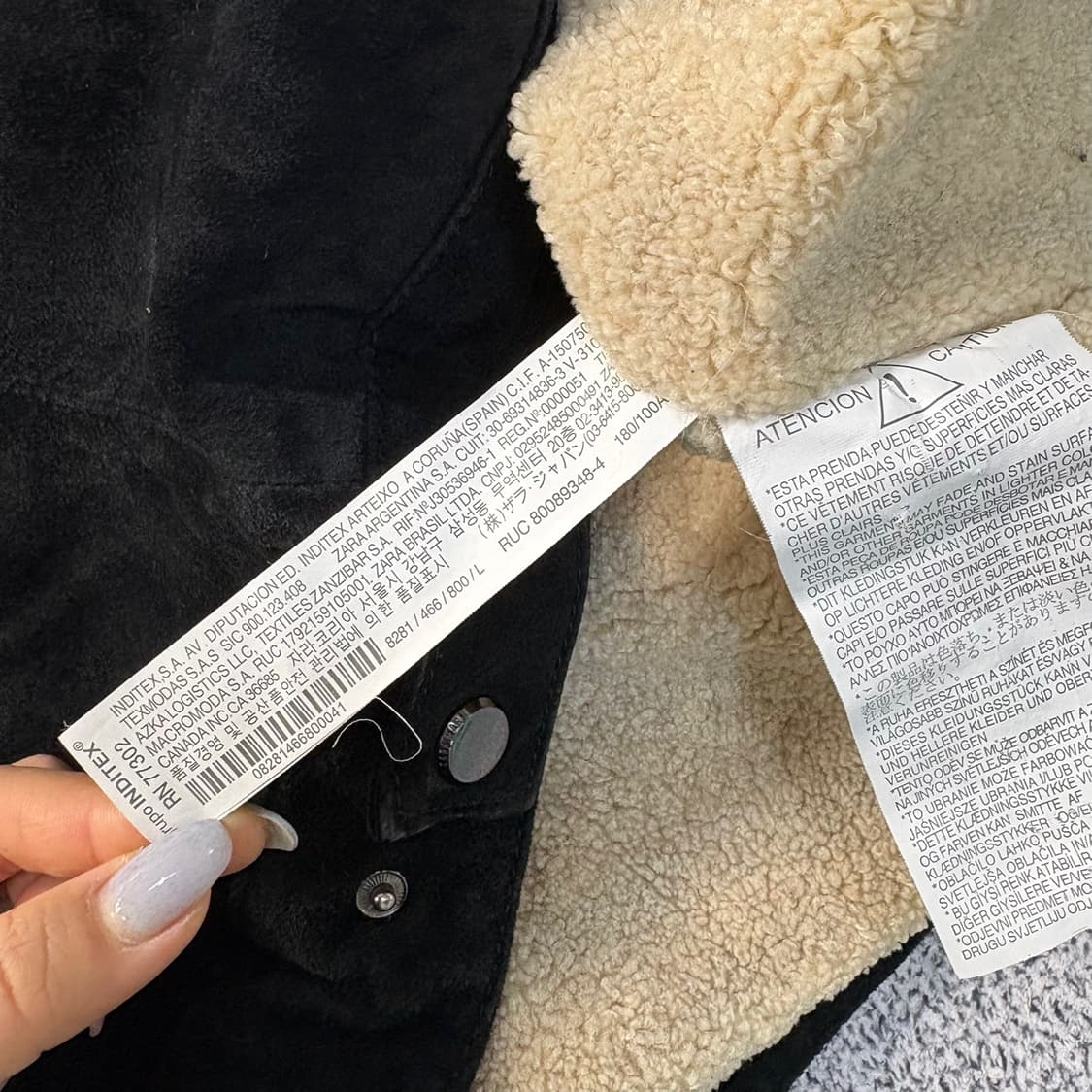 L 자라맨 스웨이드 셔츠 자켓 0325J 상품이미지6