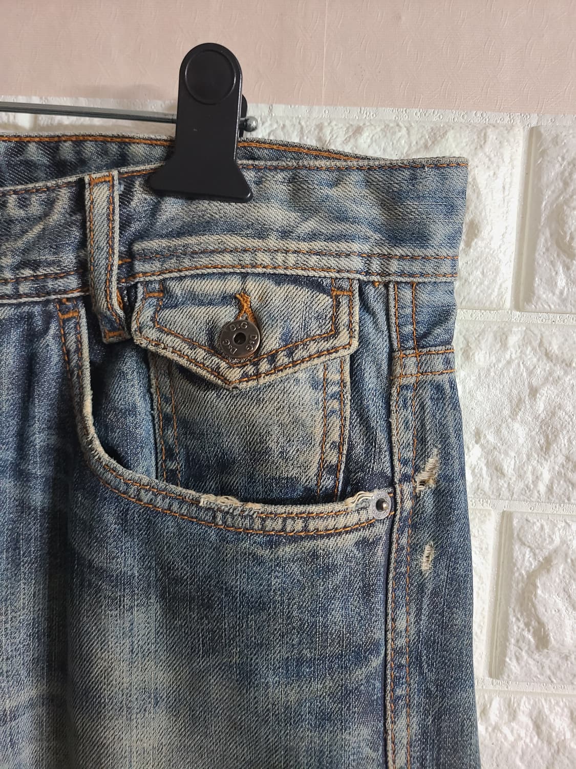 90s 아카이브 D&G 데미지 청바지(30) 상품이미지2