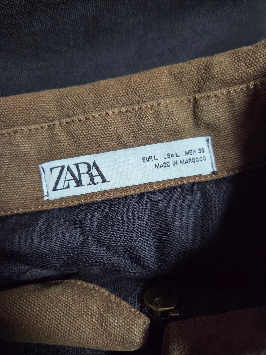ZARA 자라 콘트라스트 워크 자켓 L 상품이미지5