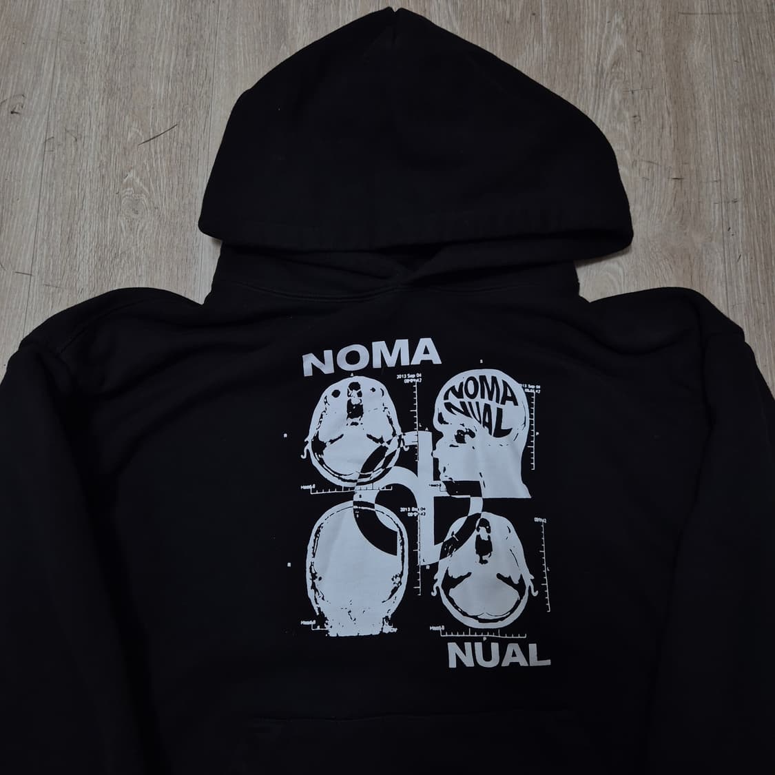 노매뉴얼 MRI 프린팅 후드티 XL(105) 상품이미지2