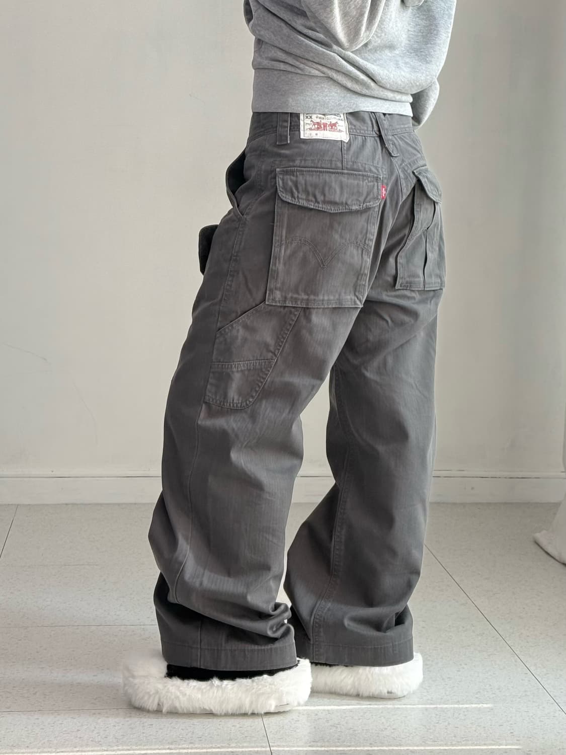 리바이스 차콜 프론트 카고팬츠 상품이미지3