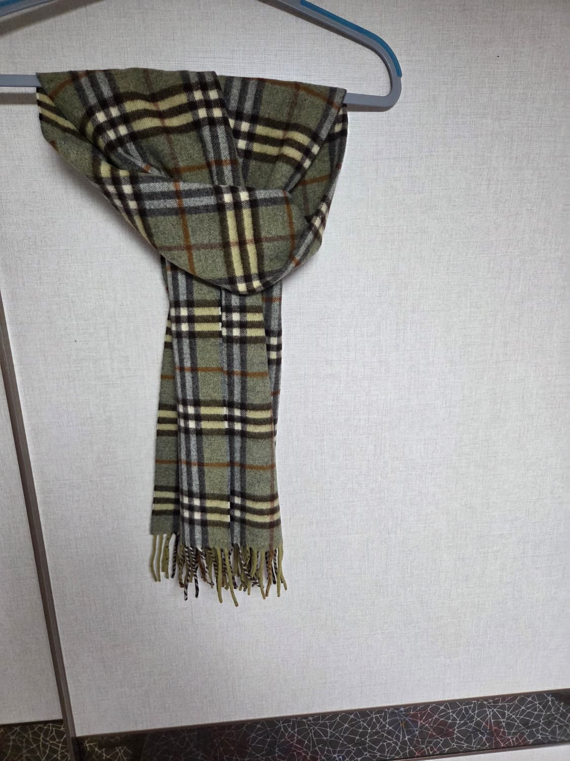 캐시미어 노바체크 목도리 상품이미지5