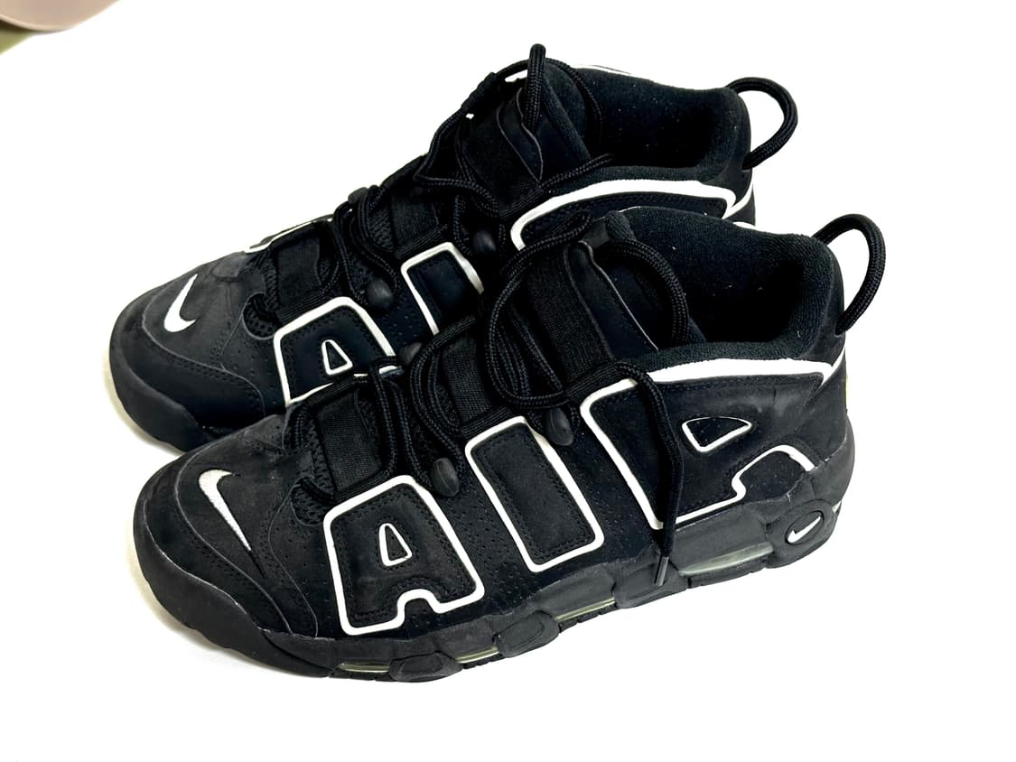 나이키 에어 모어 업템포 검흰 260 OG 상품이미지1