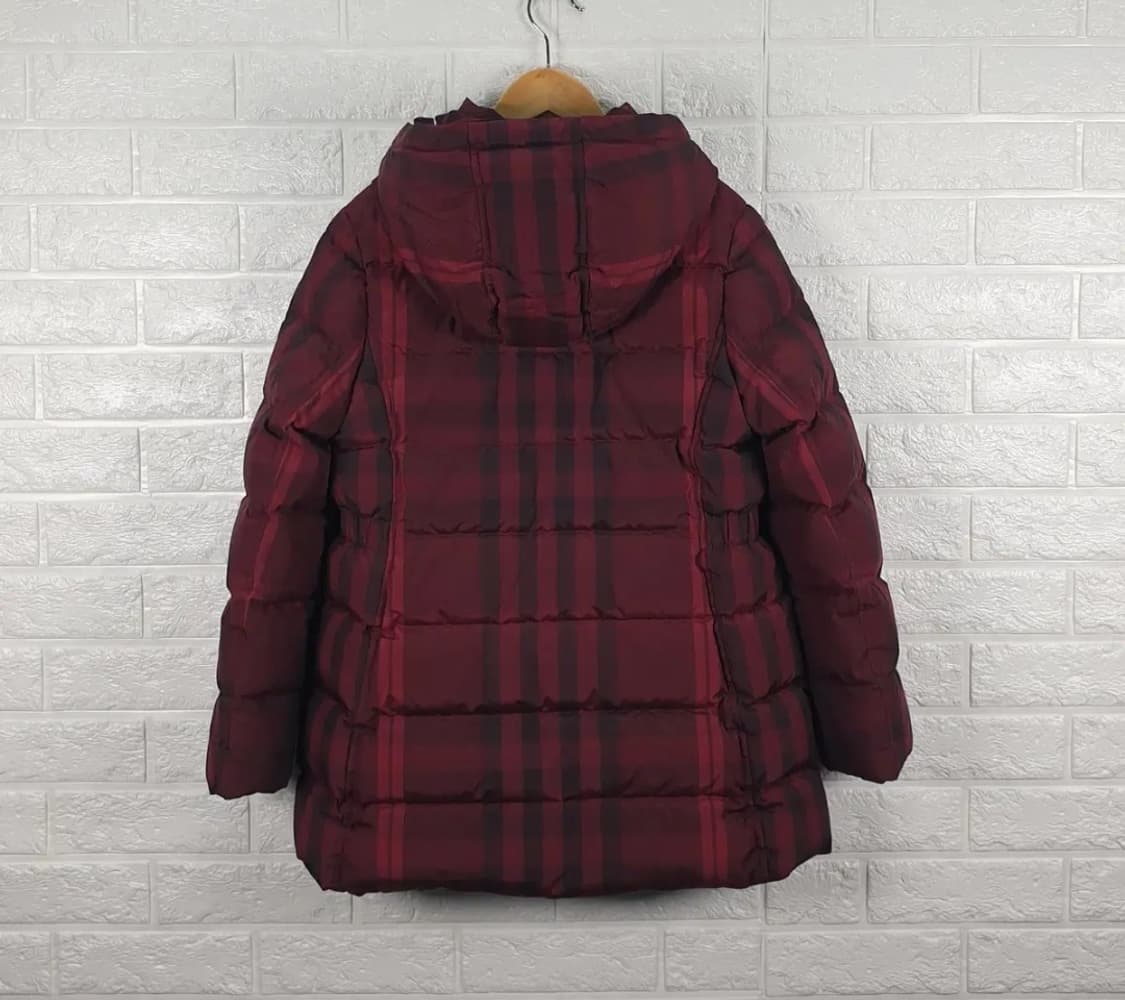 [155]빈폴키즈 빅체크 구스다운 패딩 상품이미지2