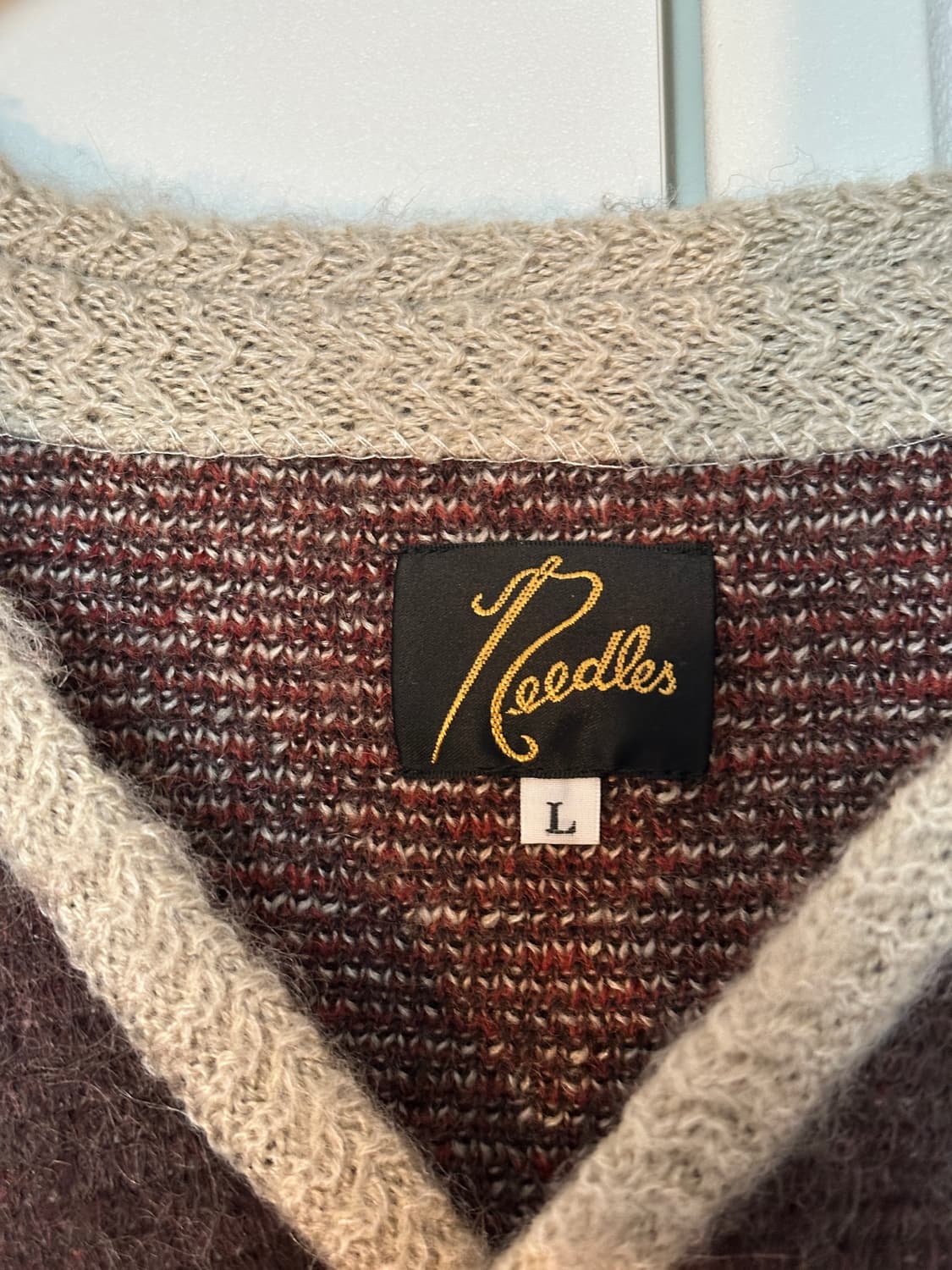 니들스 모헤어 가디건 스컬프 익스클루시브 L 상품이미지3