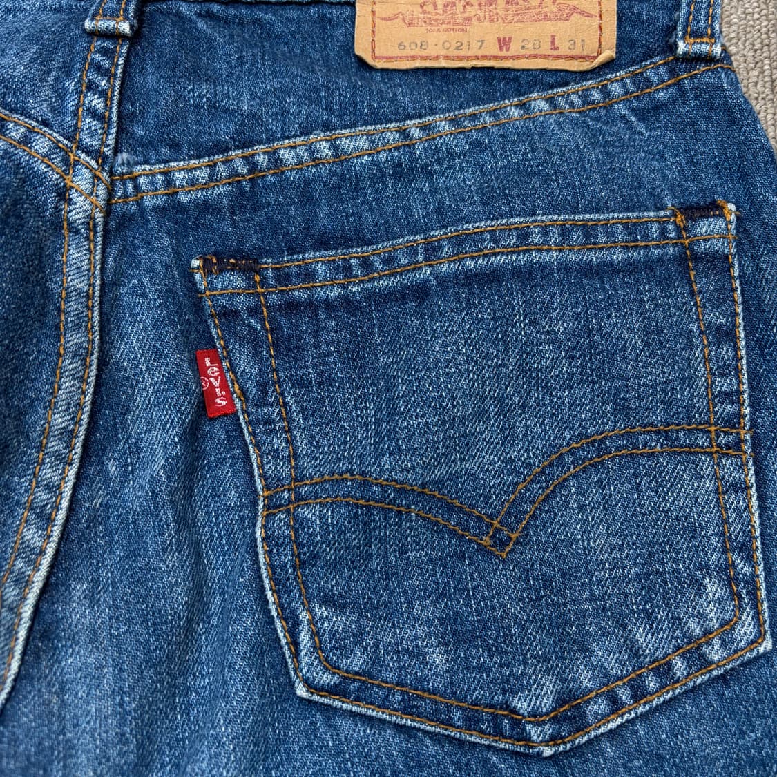 levis 608-0217 리바이스 빈티지 우먼스 데님  상품이미지5