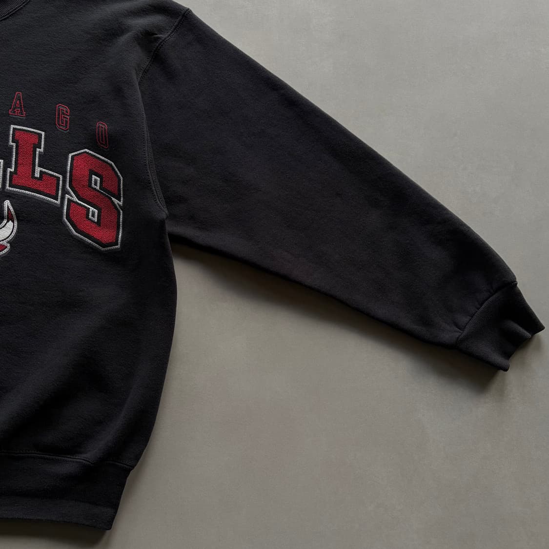 [M]PRO Layer 90s USA 시카고 불스 50/50 기모 맨투맨 상품이미지5