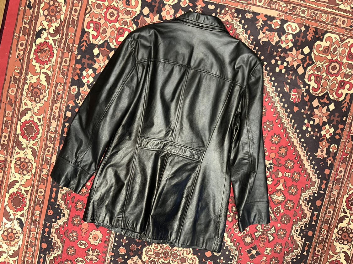 ( L ) 가죽코트 가죽자켓 가죽카코트 워크웨어 아메카지 레더자켓 상품이미지6