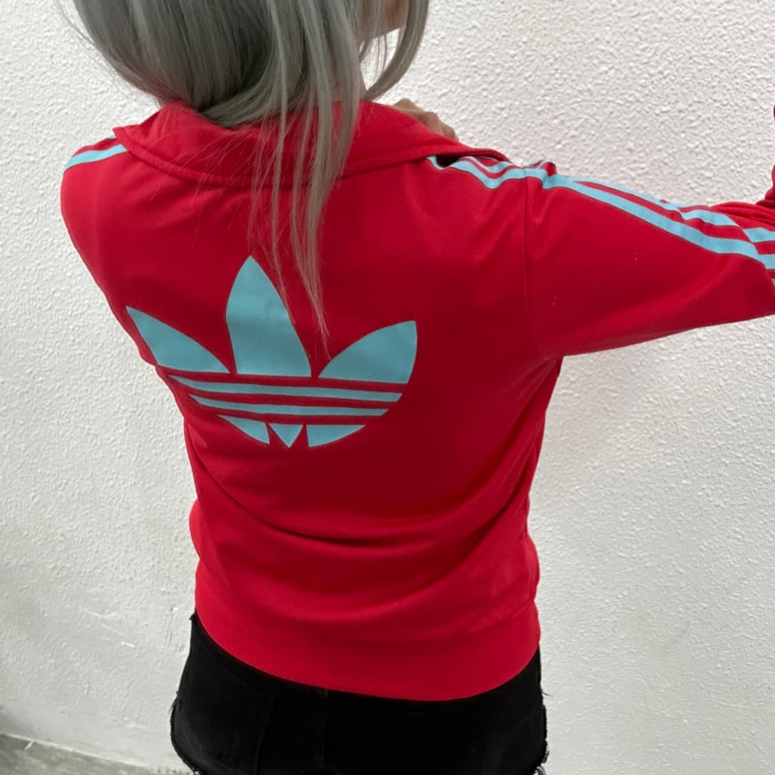 아디다스 베이비블루 라인 핑크 트랙탑 95 상품이미지3