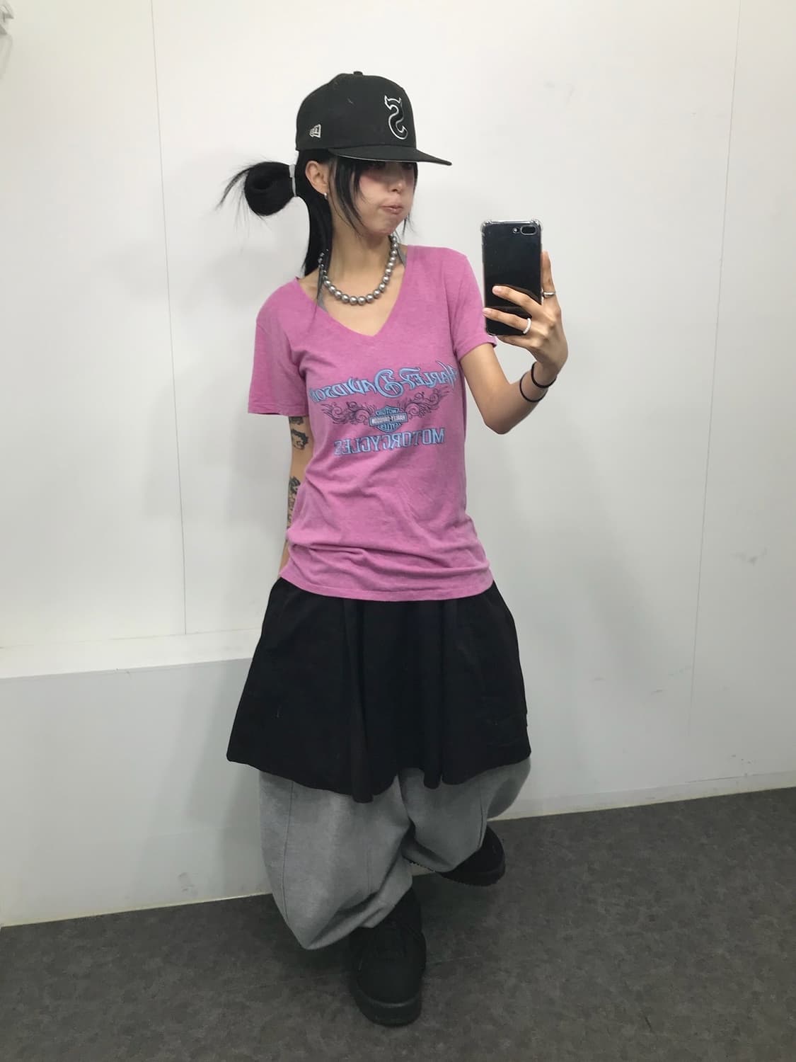 Harley-Davidson Pink ! T-shirt 상품이미지5