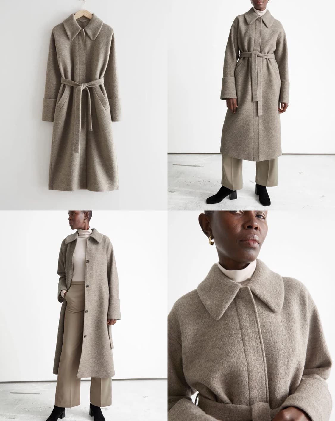 (한번착용) &otherstories 앤아더스토리즈 울 100% 코트 M 상품이미지2