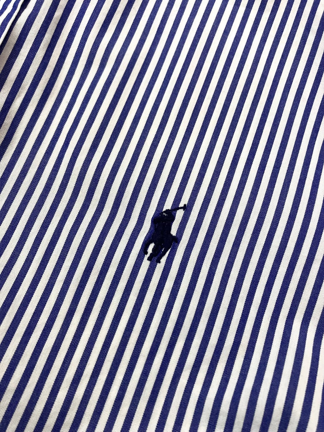 폴로 랄프로렌 스트라이프 셔츠 블루 XL #csz2716 상품이미지4