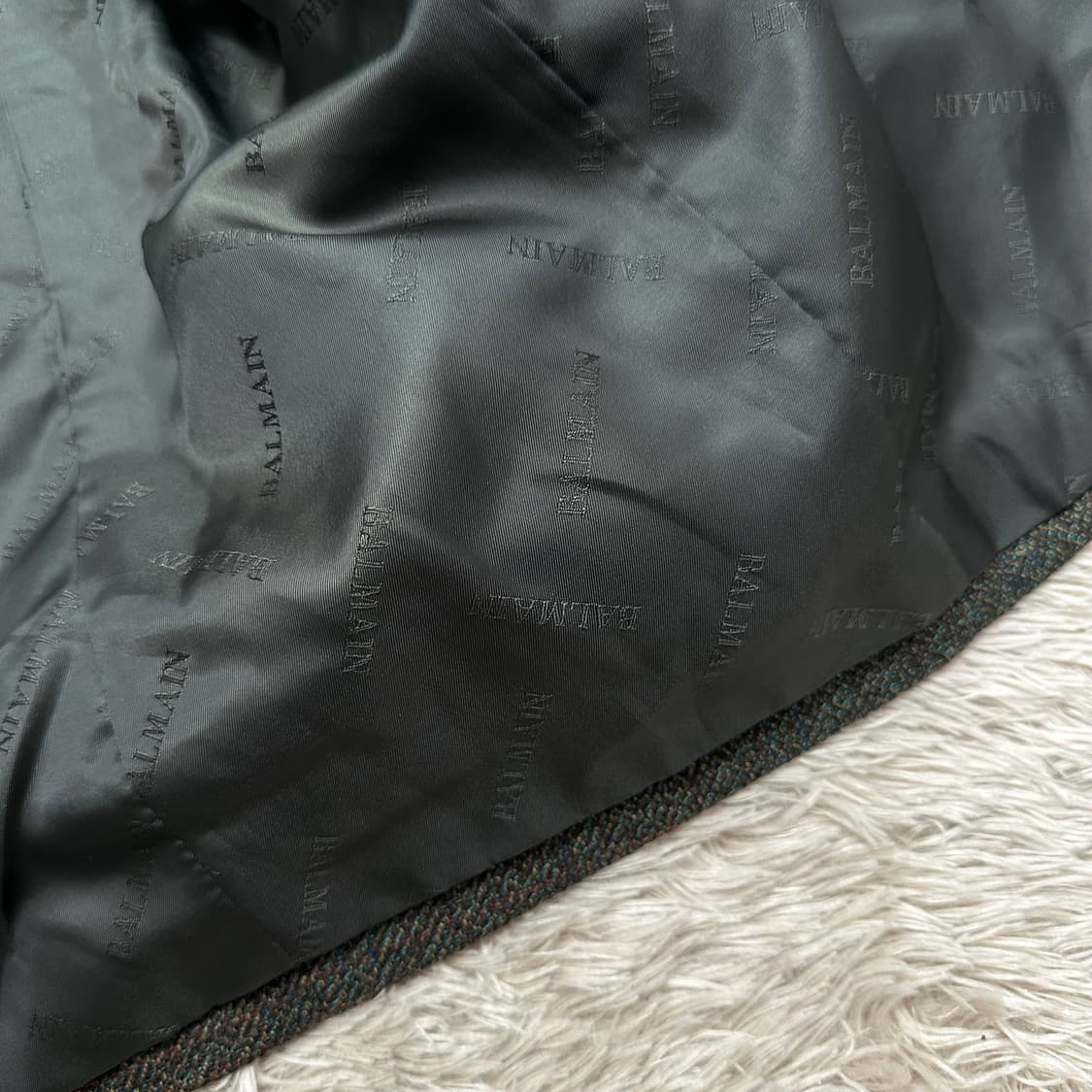 발망 BALMAIN 클래식 헤링본 울 자켓 상품이미지6