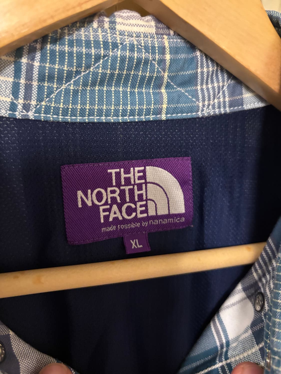 노스페이스 퍼플라벨 체크 워크셔츠 상품이미지3