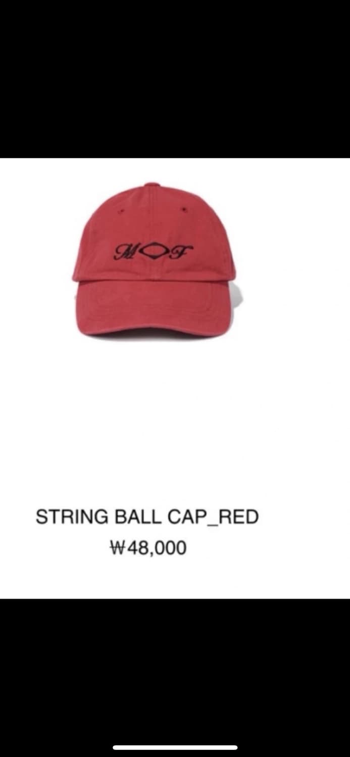 미스치프 스트링 볼캡 모자 상품이미지1