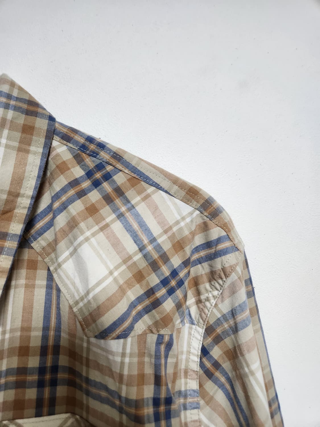 랭글러Wrangler 체크 셔츠 XL - S82 상품이미지3