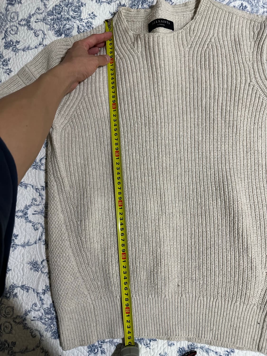 올세인츠 아이보리 니트 xs 상품이미지4