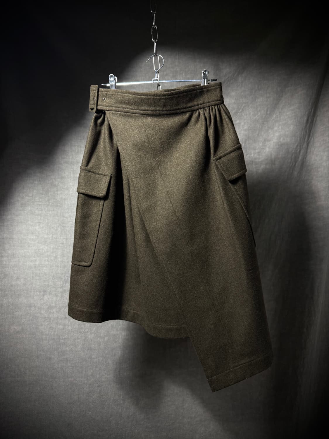 꼼데가르송 비대칭 벨트 스커트 상품이미지1