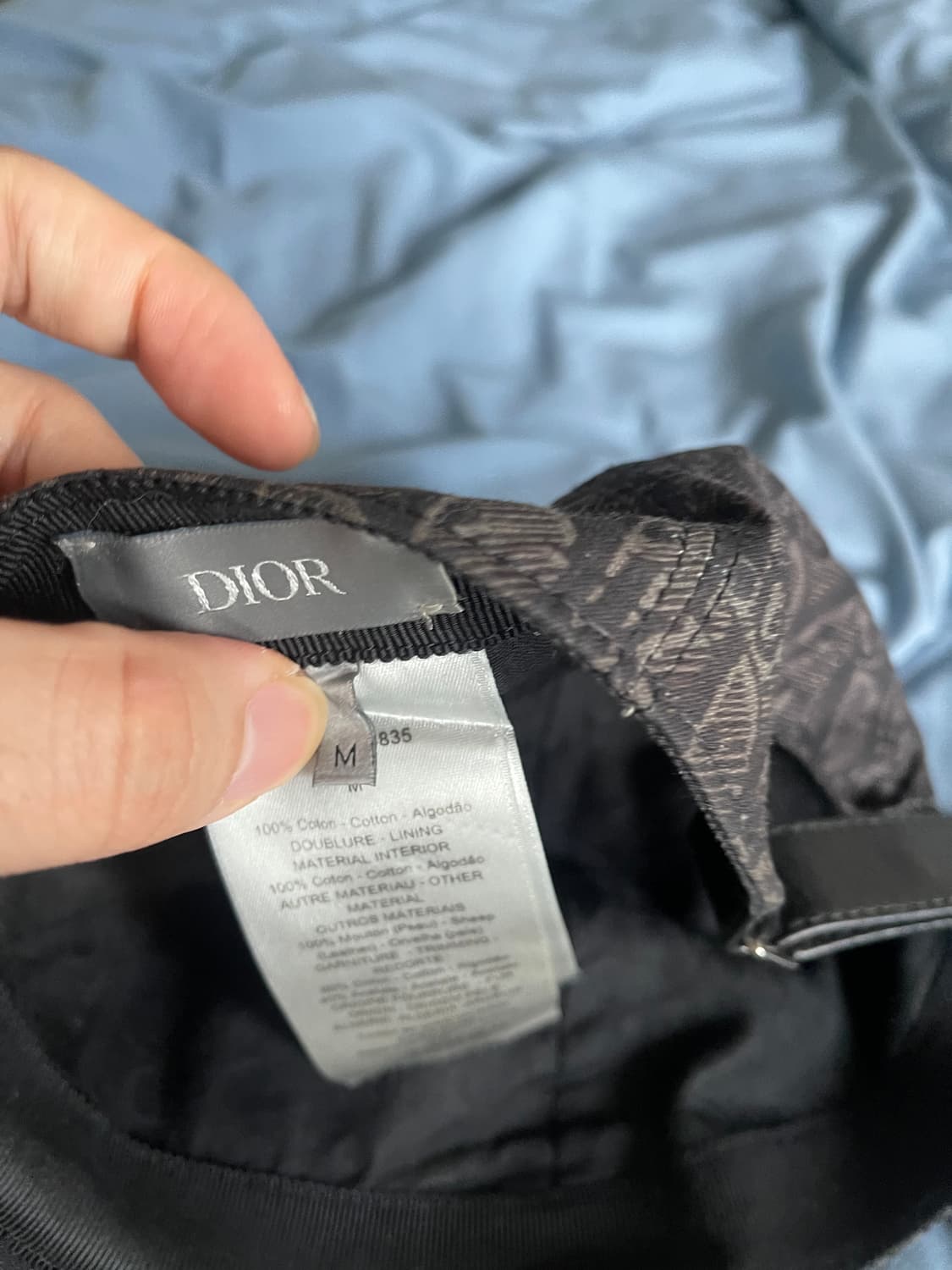 디올 오블리크 볼캡 상품이미지4