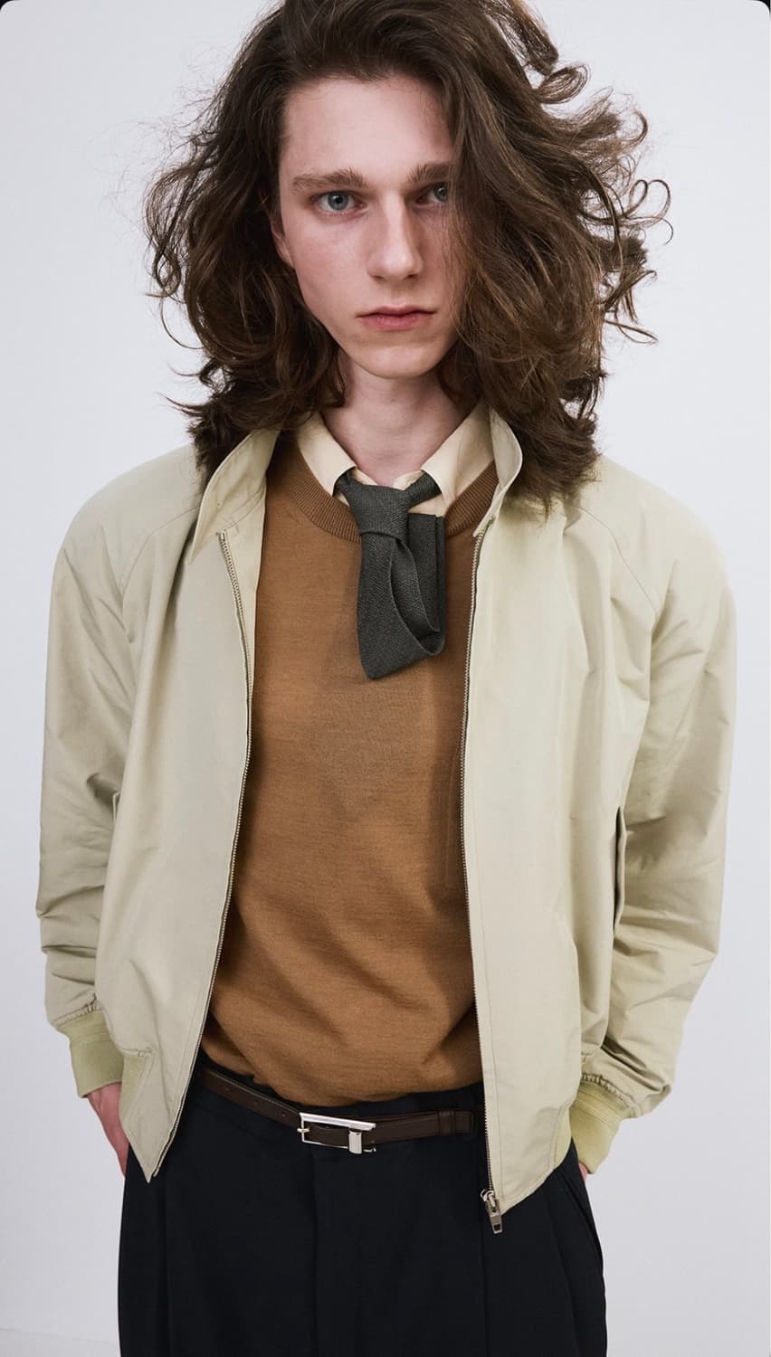 렉토 콘트라스트 시그니쳐 스퀘어 버클 벨트 브라운 상품이미지6